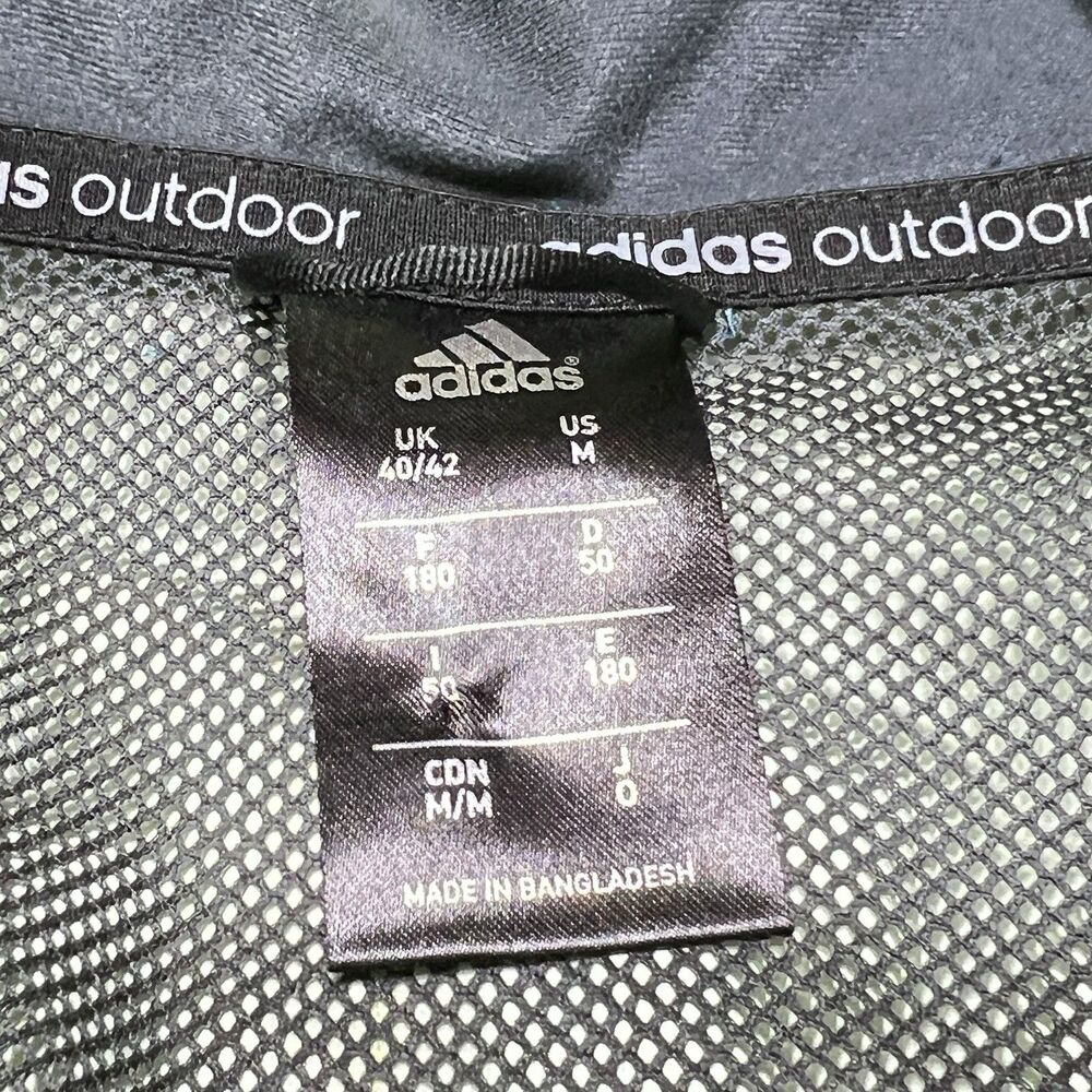 Womens  Jacket Size Medium ADIDAS Climaproof Wandertag Lined Hooded Rain Coat - Picture 5 of 10